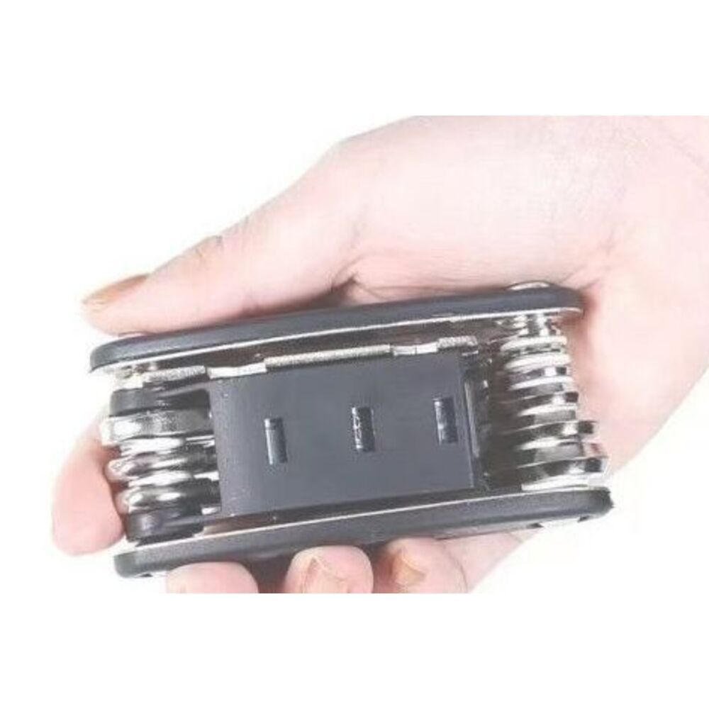 Bicycle Repair Tools Hexagon Folding Combination Wrench 16-in-1 Multi-Function Screwdriver Set_desvips.com