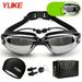 Swimming Eyewear Men's Swimming Goggles Waterproof And Swimming Goggles Men's Professional Diving Goggles Men's And Women's Swimming Cap Set Equipment_desvips.com