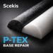 Snowboard Ski Base Repair Kit 5 P TEX Rods (Black/Clear) Stainless Steel Scraper Sandpaper DIY Tuning Maintenance Tools_desvips.com