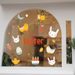 Easter Decoration Mall Shop Displays, Bunny Egg Electrostatic Stickers For Glass Doors And Window Decorations_desvips.com