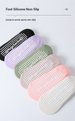 New Yoga Socks Women's Professional Anti-slip Pilates Sports Non-slip Socks Summer Thin Backless Floor Socks_desvips.com