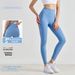 Women's High-Waisted Yoga Pants Double Sided Brushed Tight Fitting Sports Outerwear Hip Lifting Fitness Pants_desvips.com