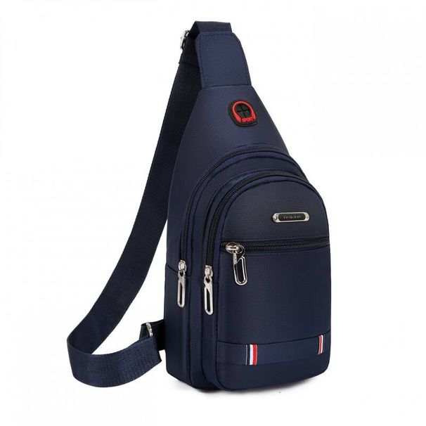 New Waterproof And Wear-resistant Backpack, Stylish Single-shoulder For Men, Men's Sports Crossbody Bag, Oxford Cloth_desvips.com