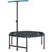 Trampolín De Fitness 114x114x132 Cm Con Mango Ajustable De 3 Niveles Y Marco De Acero Azul_desvips.com