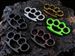Zinc Alloy Brass Knuckles, Four-Finger Brass Knuckles, 11.5*6.9*1.1 Cm, Suitable For Self-Defense And Professional Fighting_desvips.com