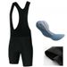 Men's Women's Cycling Bib Shorts With Dual-gel Double Arro.w Padding, Black Quick-Dry Bike Shorts For Road & Mountain Biking_desvips.com