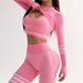 Women's Striped High-Waisted Yoga Set Hip Lifting Quick Drying Fitness Dance Sports Pants Tight Fitting_desvips.com