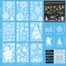 Christmas Stickers Christmas House Decals White Christmas Snowflake Mall Window Glass Decoration Stickers_desvips.com