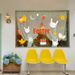 Easter Decoration Mall Shop Displays, Bunny Egg Electrostatic Stickers For Glass Doors And Window Decorations_desvips.com
