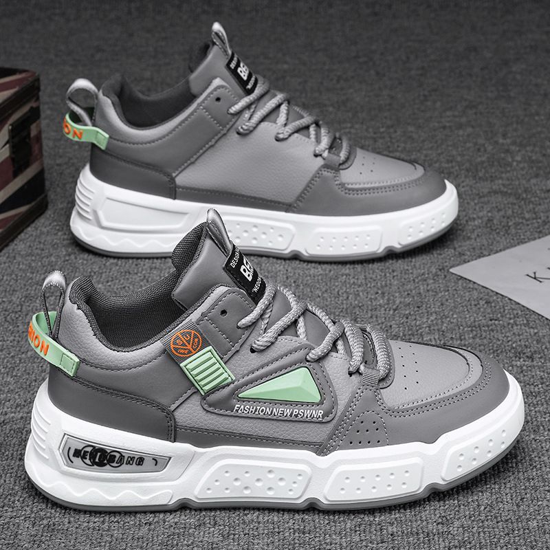 High-top New Summer Thick-soled Casual Sneakers Trendy All-match Non-slip Men's Basketball Sports Shoes_desvips.com