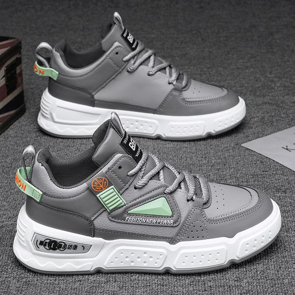 High-top New Summer Thick-soled Casual Sneakers Trendy All-match Non-slip Men's Basketball Sports Shoes_desvips.com