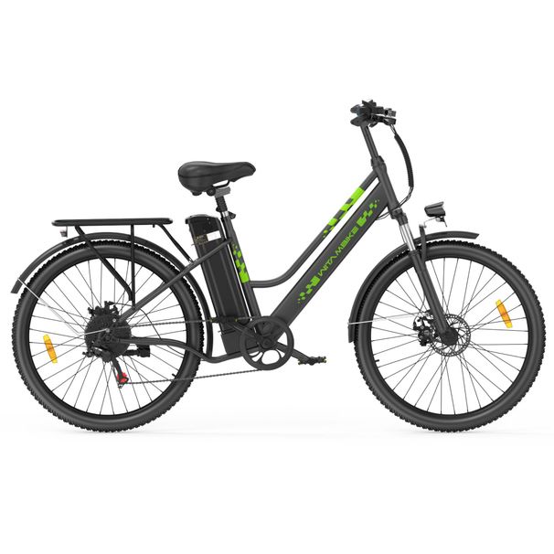 WITAMBIKE C26 PRO (Made In EU) Black Electric Bicycle For Adults 250W 36V20AH Mechanical Disc Brake_desvips.com