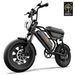 URLIFE T16 Electric Bike 48V 13Ah Battery,Full Suspension,with Large Storage Box_desvips.com