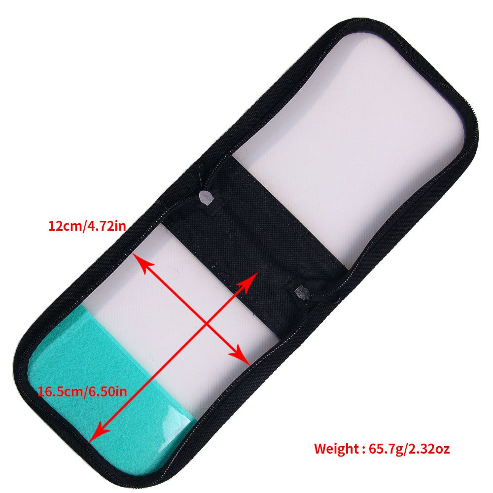 Wooden Squid Shrimp Hook Bait Bag Storage Case With Zipper Fishing Lures Bag Fishing Tool Fishing Tackle_desvips.com