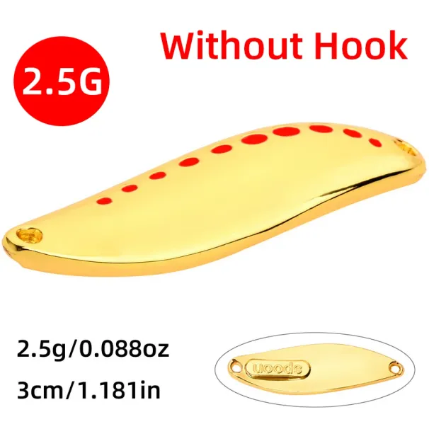 1Pcs 2.5g-30g Metal Vib Leech Spinners Spoon Lures Artificial Bait With Feather Hook Night Fishing Tackle For Bass Pike Perch_desvips.com