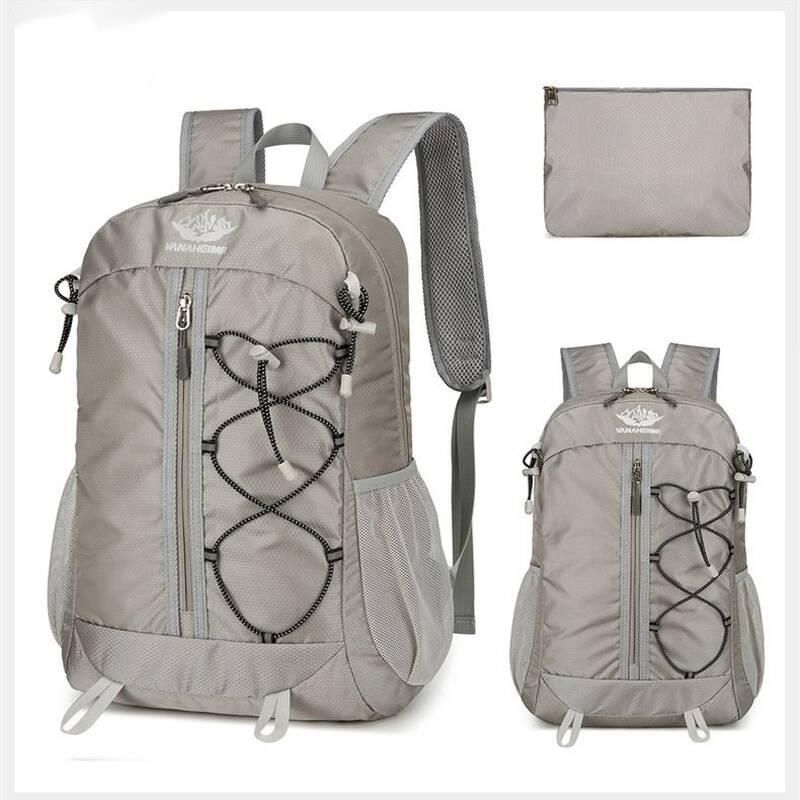 Mens Mountain Riding Ultra-light Multi-functional Leisure Foldable Backpack Large Capacity Travel Ba241107_desvips.com