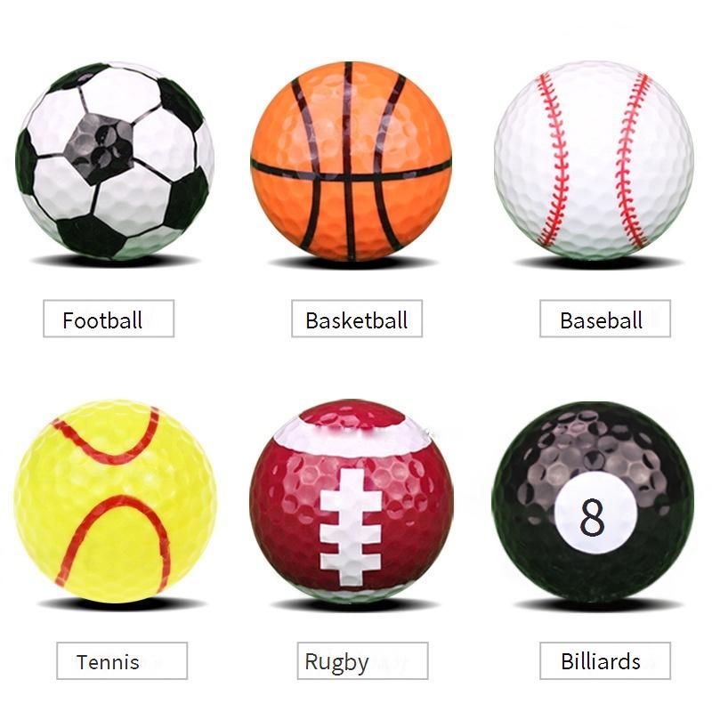 Tour-Grade 2-Piece Practice Golf Balls (336 Dimples) - 42.6mm Synthetic Rubber Training Balls For Driving Range, Gift Box Of 50 (Multi-Color)_desvips.com