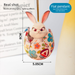 Unique And Stylish Cartoon 2D Acrylic Easter Bunny Car Keychain, Book Bag Accessory, Pendant_desvips.com