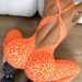Women's Leopard Print Crossback Seamless Onesie Yoga Fitness Running Tights_desvips.com