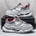 2027 Fashion Sneakers Youth/Men Low Top Lace-Up Breathable Thick Sole Height Increase Shock Absorption Non-Slip Wear-Resistant Running Shoes_desvips.com