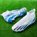 Large Size New Style Long Spike Youth Outdoor Soccer Sports Professional Competition Training Shoes_desvips.com