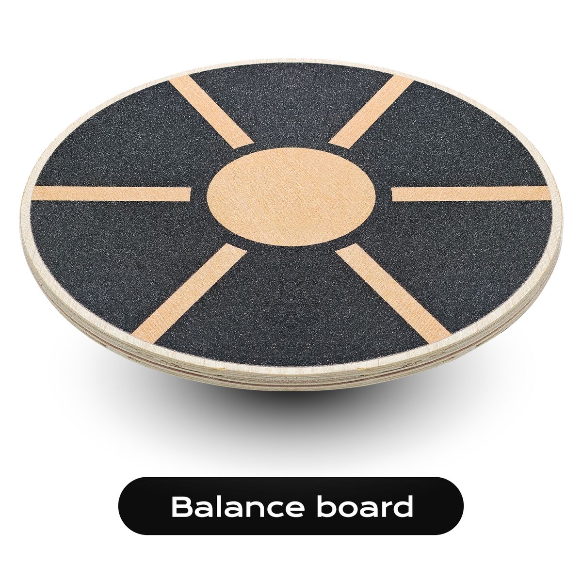 Round Balance Board, Anti-Slip Wobble Board For Core Strength Training, Home Fitness Equipment_desvips.com