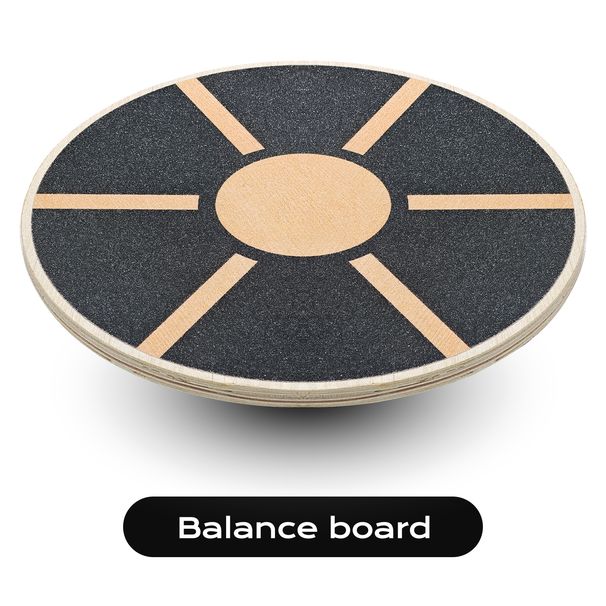 Round Balance Board, Anti-Slip Wobble Board For Core Strength Training, Home Fitness Equipment_desvips.com