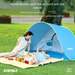 Tent Outdoor Camping Canopy Family Portable Folding Double Sunshade Single Simple Equipment Adult Travel Children_desvips.com