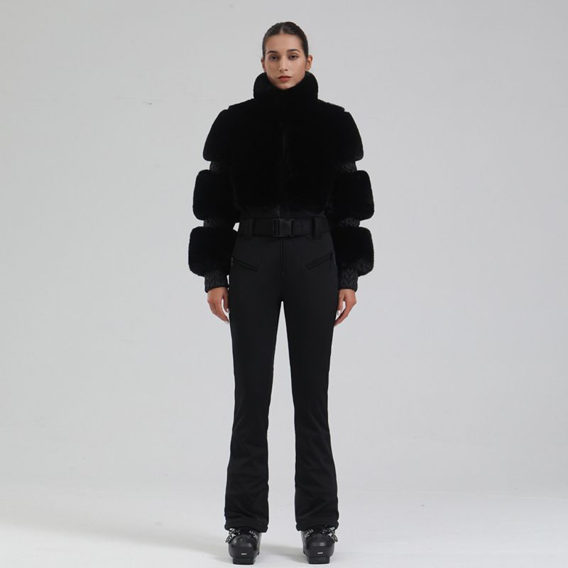 Winter New Suit For Women, Windproof, Thickened, Warm, Slim Fit, Outdoor Sports Ski Suit, One-Piece_desvips.com