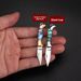 Pocket Brass Parcel Portable Package Opener Keychain Mini Folding Knife_desvips.com