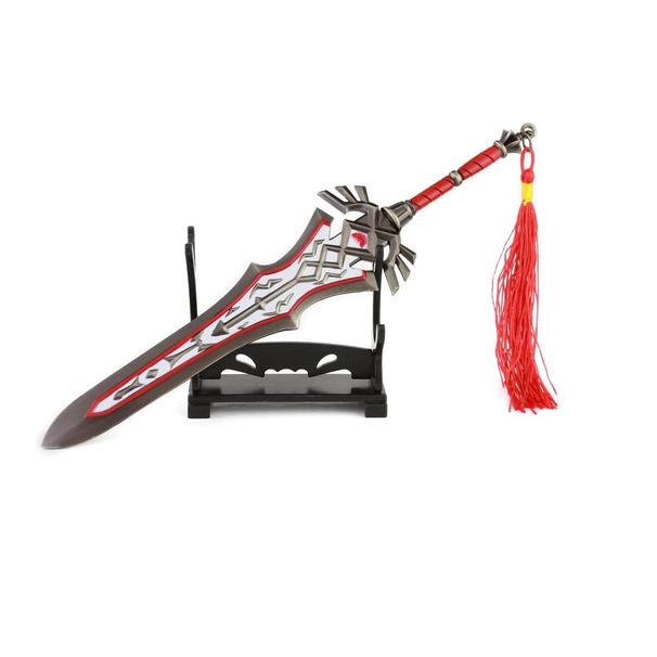 Link Weapon Sword Dagger Sheild Action Figure Game Collection Desk Room Decoration Backpack Pendant Gift (Link Royal Guard's Claymore)_desvips.com