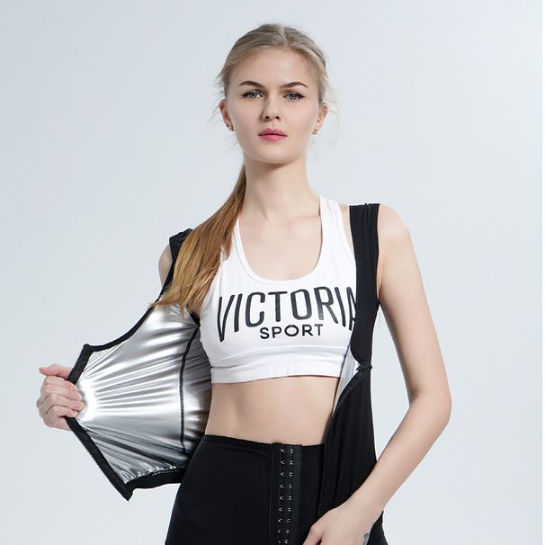 Sports Clothing Sweat Blocking Zipper Vest For Women Sweat Blocking Clothes For Women Sweat Blocking And Tight Yoga Clothes_desvips.com