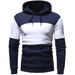 Men's Clothing Spring and Autumn New Men's Clothing Splicing Contrast Color Sweatshirt_desvips.com