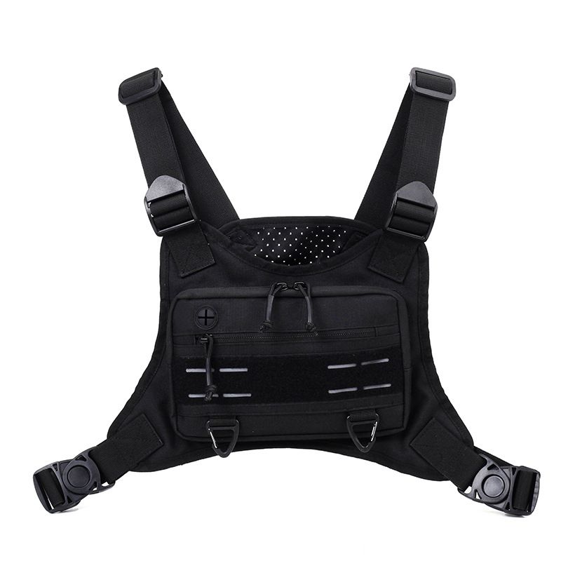 Outdoor Tactical Chest Men's Multi-Functional Training Running Fitness Sports Bag Tactical Vest Bag Lightweight And Breathable_desvips.com