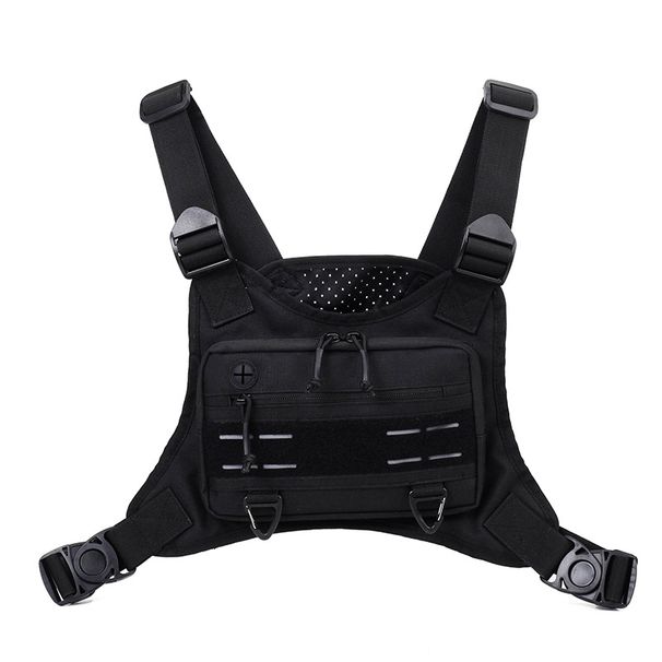 Outdoor Tactical Chest Men's Multi-Functional Training Running Fitness Sports Bag Tactical Vest Bag Lightweight And Breathable_desvips.com
