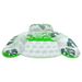 Leaf Print Inflatable Pool Seat - Thickened PVC U-Shaped Floating Lounger With Backrest & Cup Holder Single Person Water Hammock_desvips.com