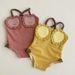 Baby For Girls, Summer Outfit, Thin And Stylish Cute Infant One-Piece Swimsuit With Straps_desvips.com