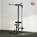 Stazione Fitness Pull Down Da Con Panca E Cavo Regolabile, In Acciaio 107x120x190cm Nero_desvips.com