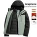 Windproof Waterproof Graphene Jacket Outdoor New National Standard Heat Seal Laminated Two-Piece Set 90% Duck Down_desvips.com