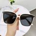 Korean-style Large-frame Sunglasses Women, Fashionable Trendy G-style, Slimming For Large Faces, M-style,_desvips.com