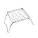 Outdoor Portable Stainless Steel Stove Head Simple BBQ Rack Grid Pan Stand Grill Net Small Size Easy To Store_desvips.com