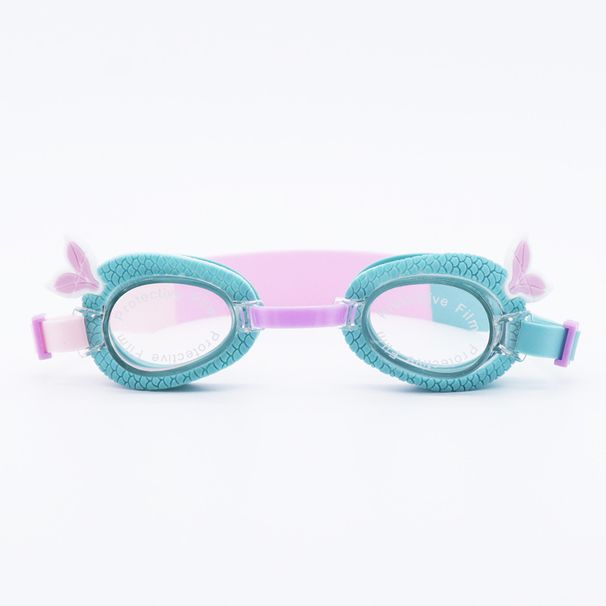 Children's Cartoon Swimming Goggles Mermaid Fishtail HD Anti-fog And Waterproof_desvips.com