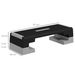 Stepper Ad Altezza Regolabile Con Gradini Rimovibili E Fondo Antiscivolo, In ABS, 97x36x15/20/25 Cm, Grigio_desvips.com