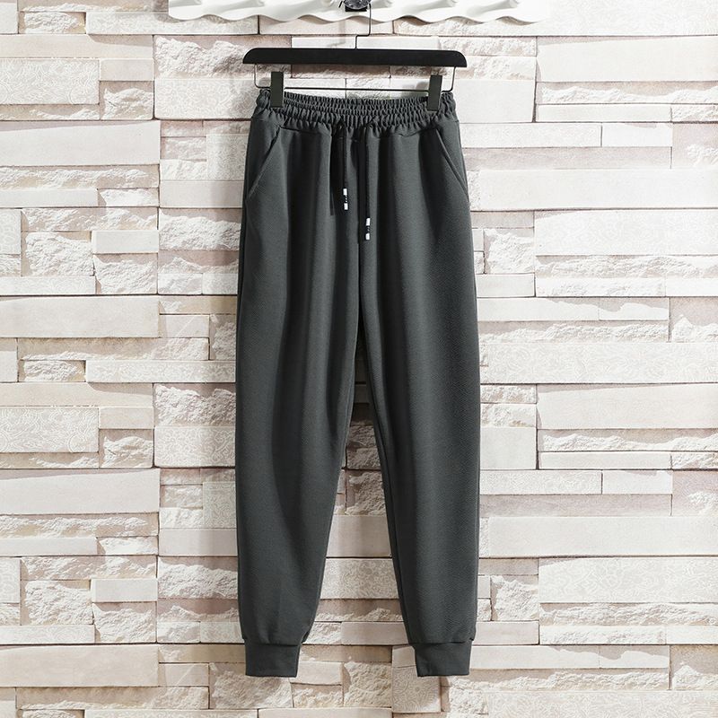 Men's Sports Suit For Spring And Autumn, A Stylish Loose-fitting Hooded Sweatshirt Paired With Jogger-style Casual Pants_desvips.com