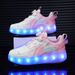 Light shoes for girls USB charging led light shoes for adults roller shoes_desvips.com