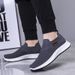 Men Walking Knit Mesh Breathable Lightweight Sneakers Slip-on Mens Casual Shoes Fashion Comfort_desvips.com