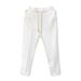 New Cross-border Simple And Stylish White Pants For Men, Trendy Slim Straight Casual Pants, New Autumn Men's Trousers_desvips.com
