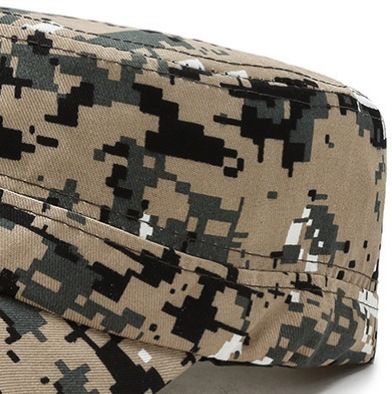 Outdoor Camping Cap Military Training Cap Fan Digital Camouflage Military Cap Men And Women Spring And Summer Hat Woodland Camouflage Hat Youth_desvips.com