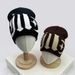 001 American Style Letter Jacquard Knitted Wool Hat Men, Autumn And Winter Warm Ear Protection Hiking Hat, Reversible Trendy_desvips.com