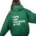 Men's Clothing sweatshirt letter fashion printed hooded back collar plus velvet sweatshirt_desvips.com
